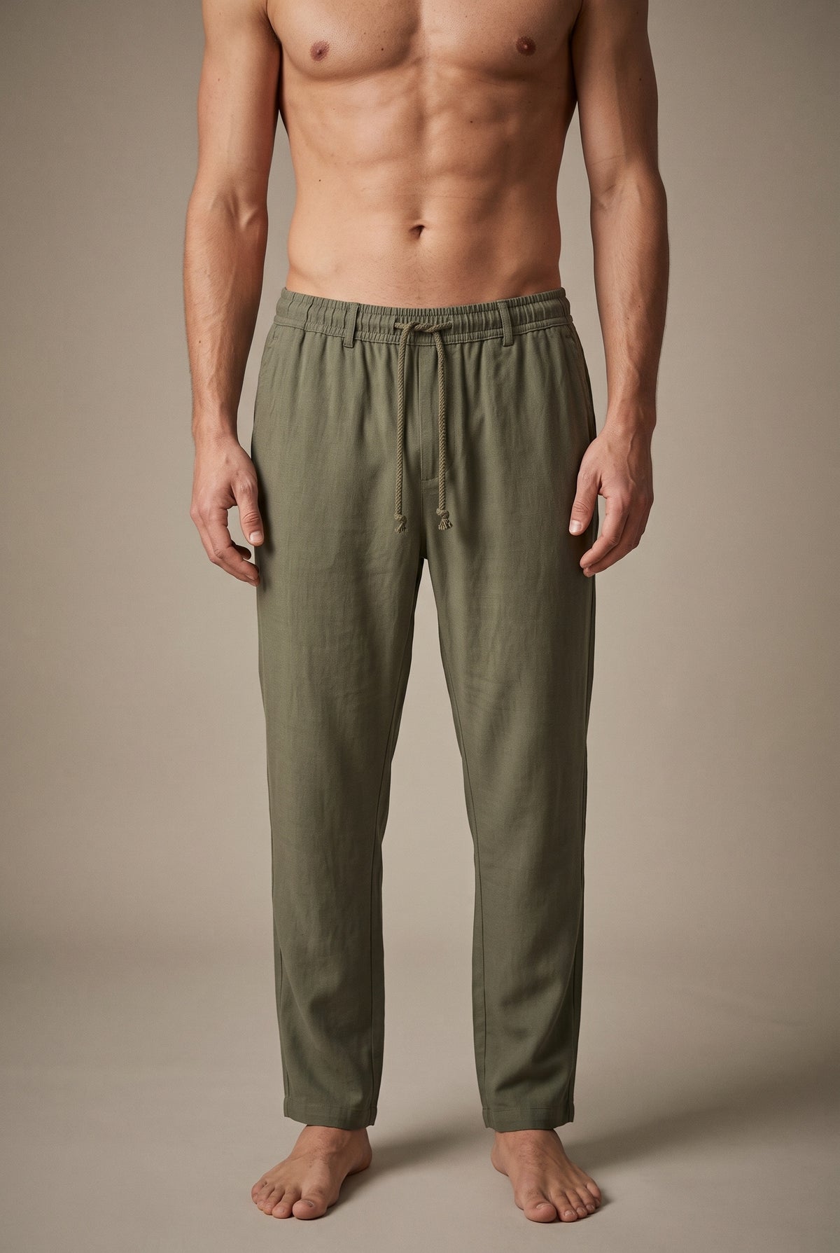 Fluid Drawstring Trousers