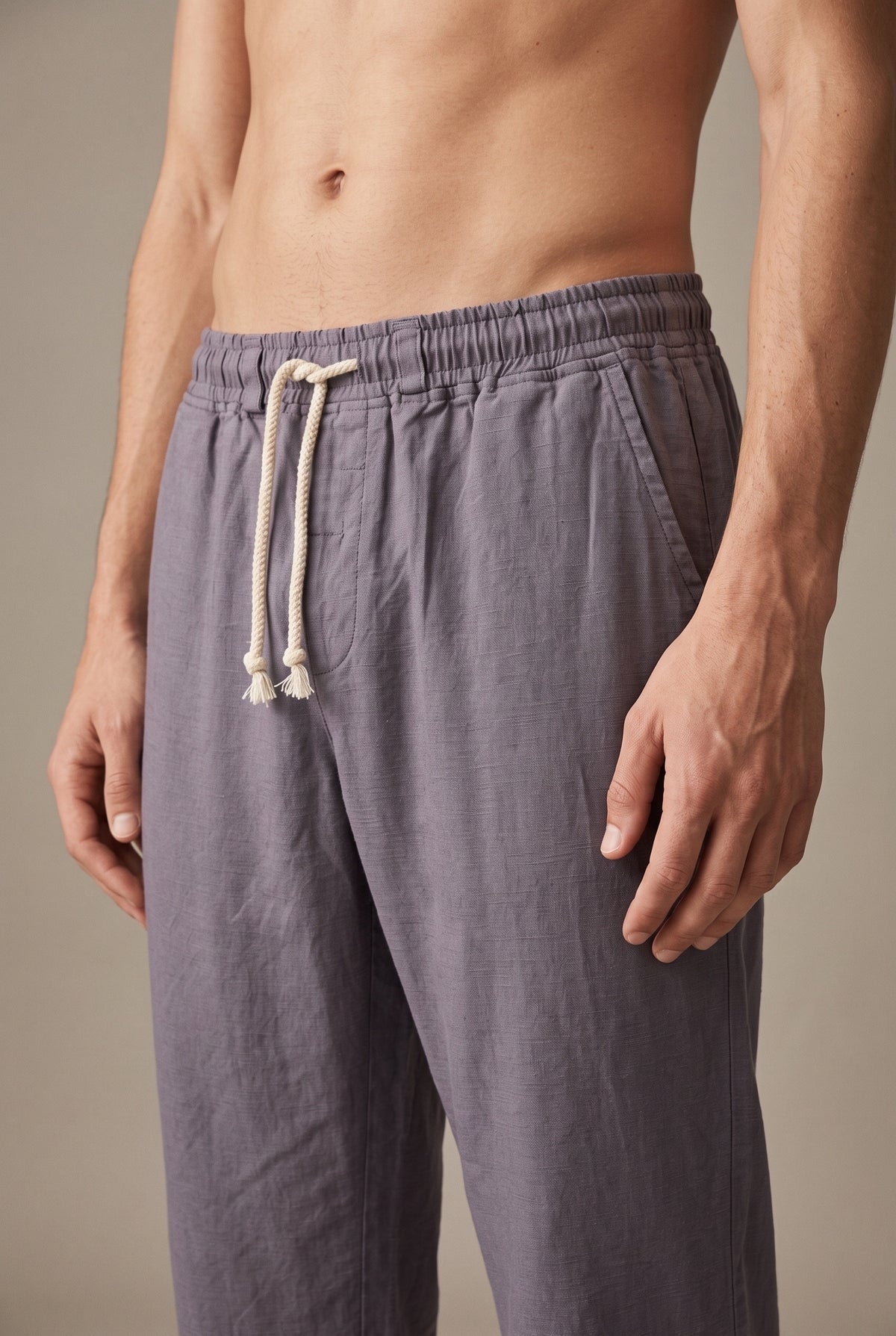 Fluid Drawstring Trousers