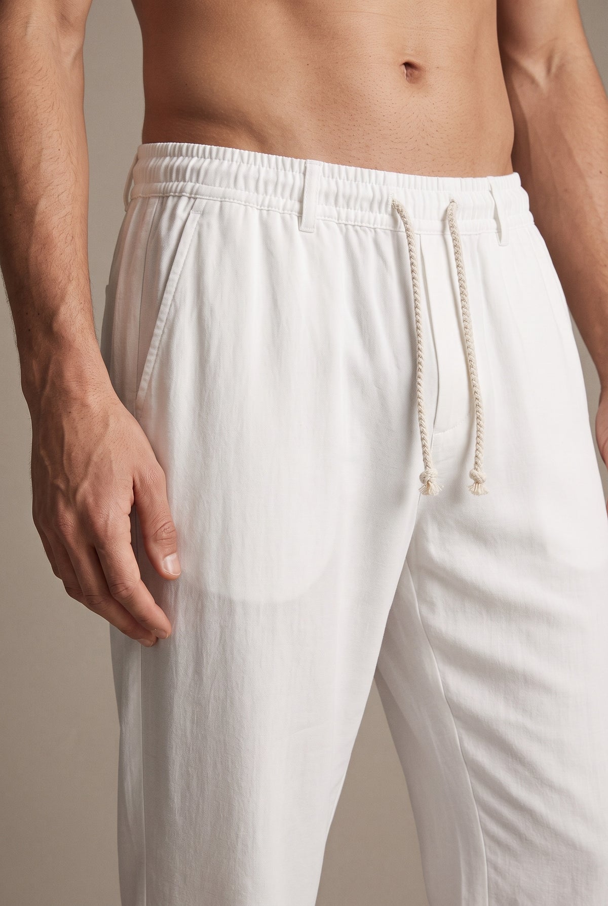 Fluid Drawstring Trousers