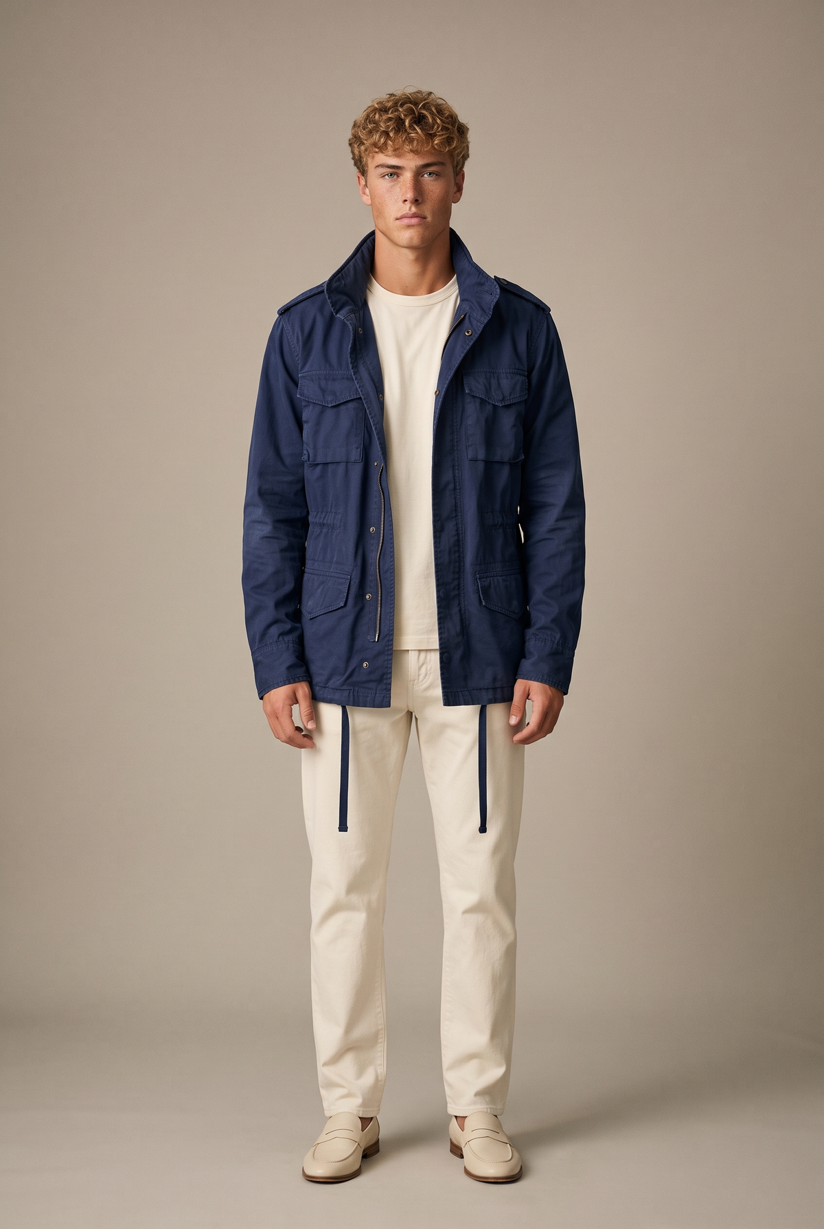 AF-JAC-ARMY — Field Jacket — Navy — front