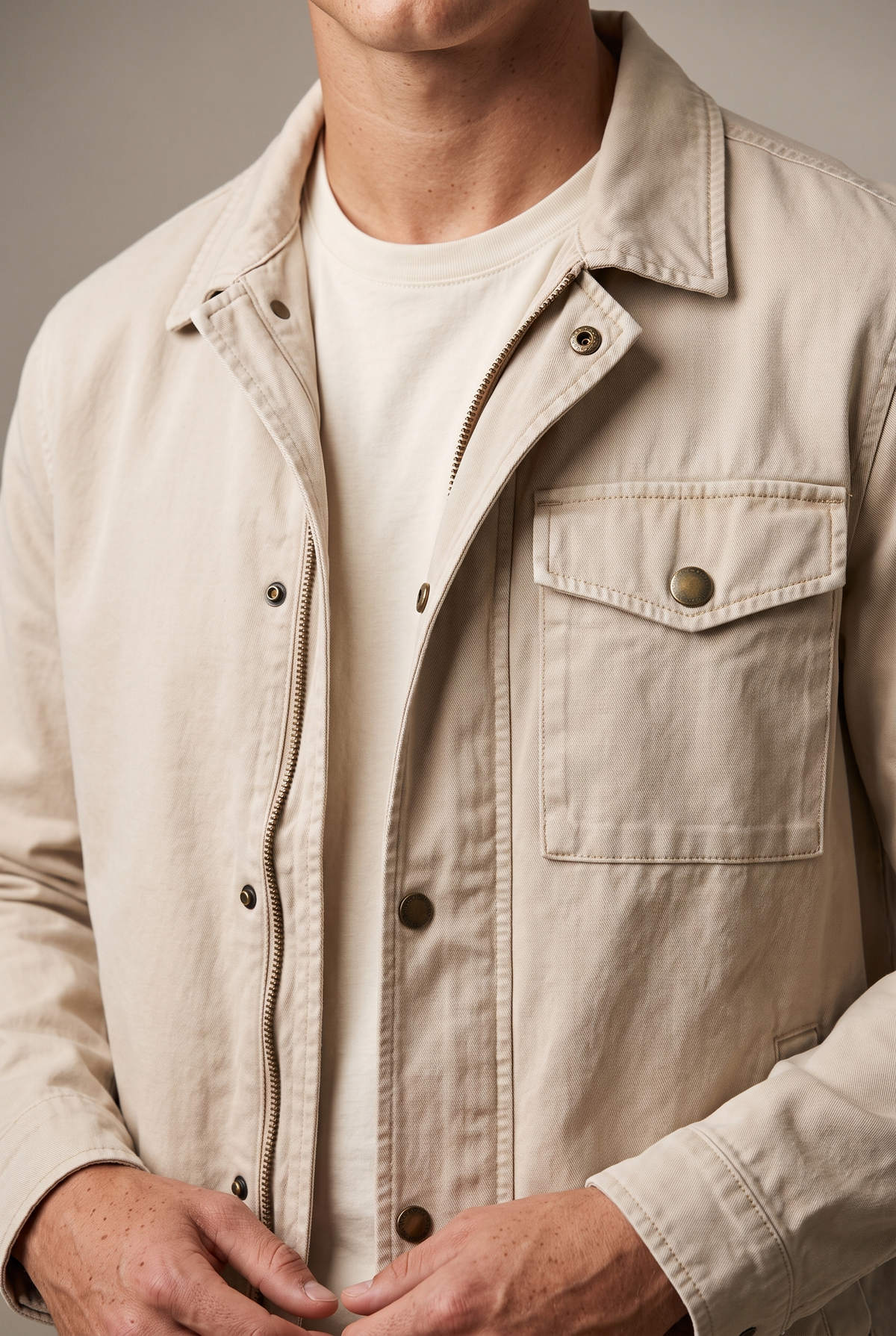 AF-JAC-ARMY — Field Jacket — Beige — detail