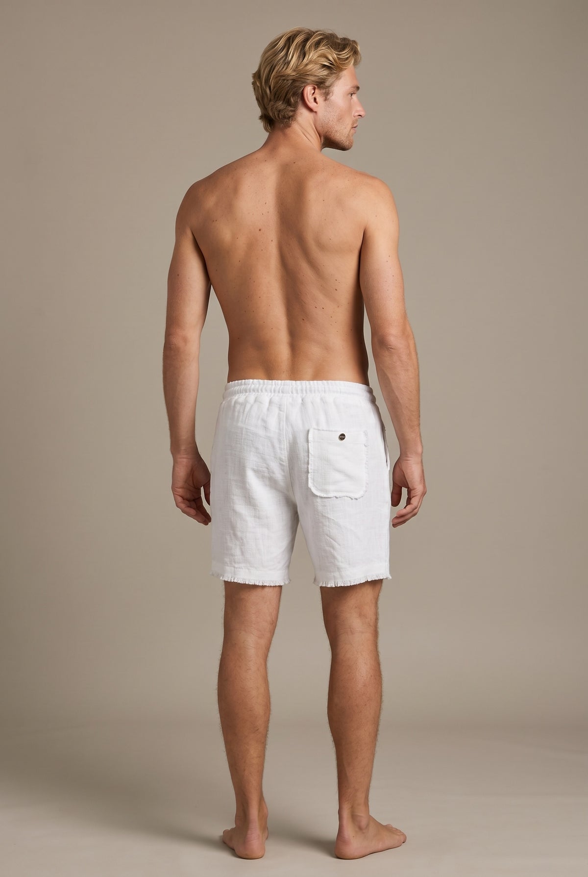 Heavy linen Bermuda