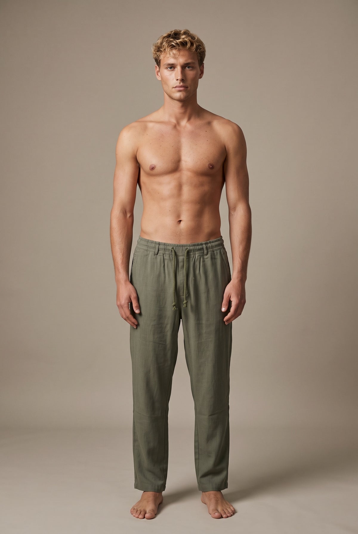 Fluid Drawstring Trousers